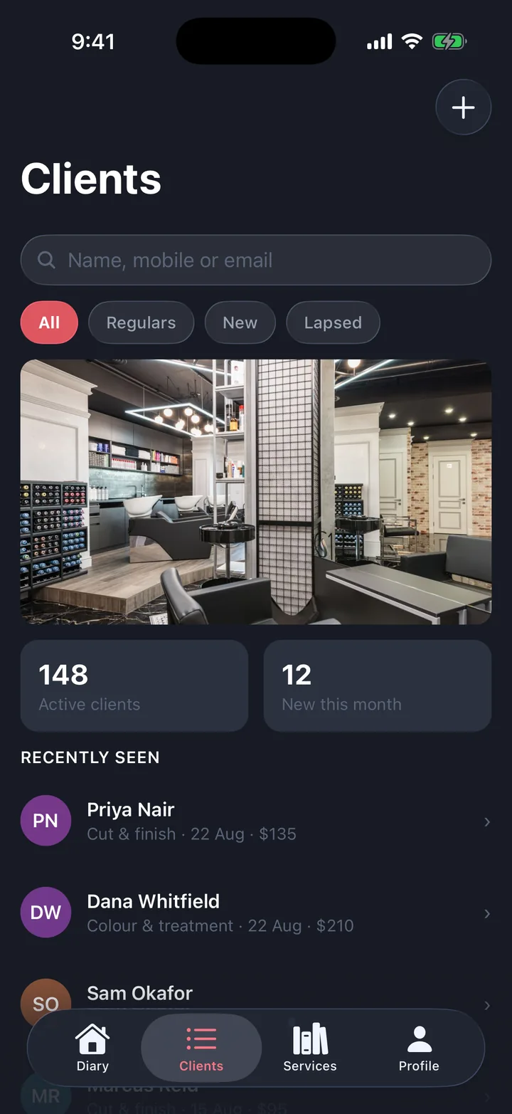 Clients on iOS