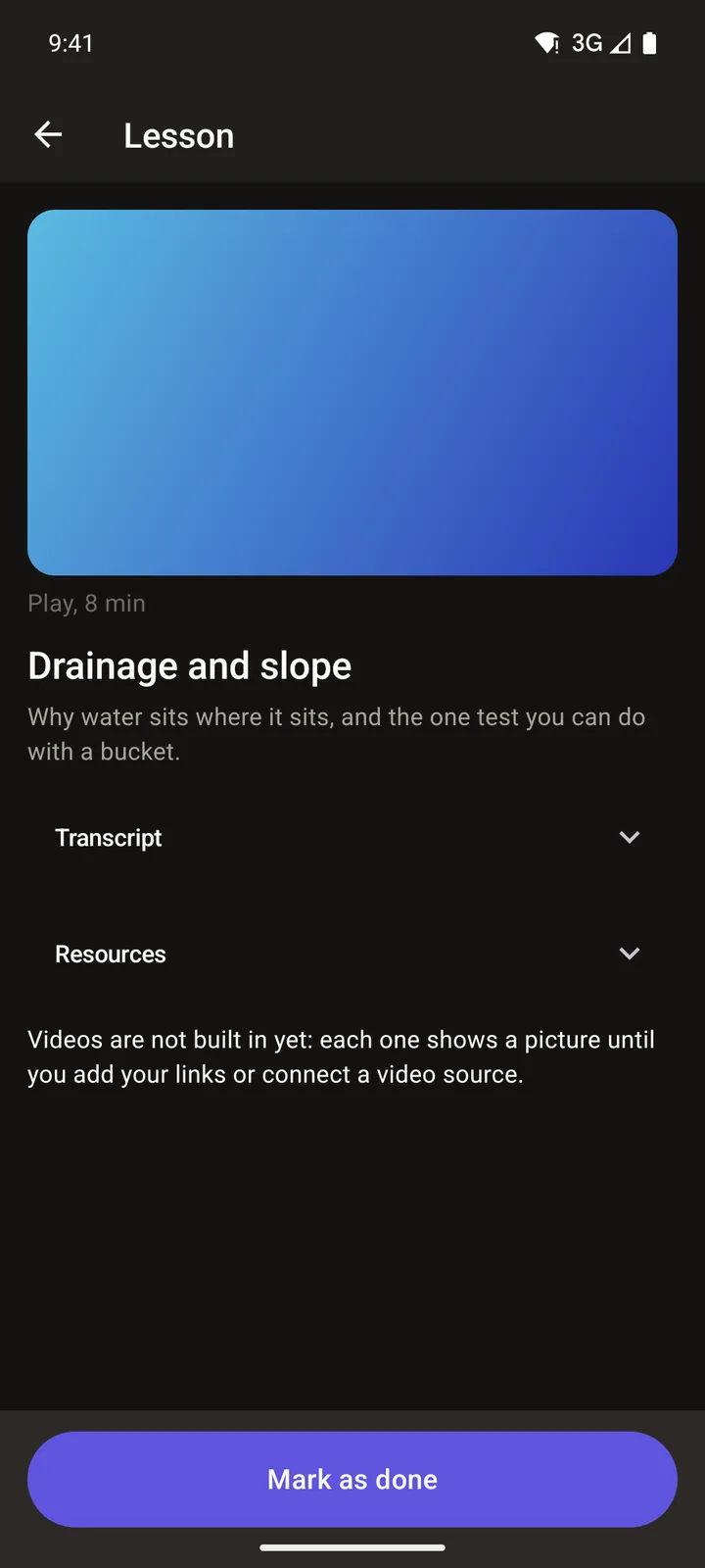 Brightpath Courses: Lesson on Android, dark