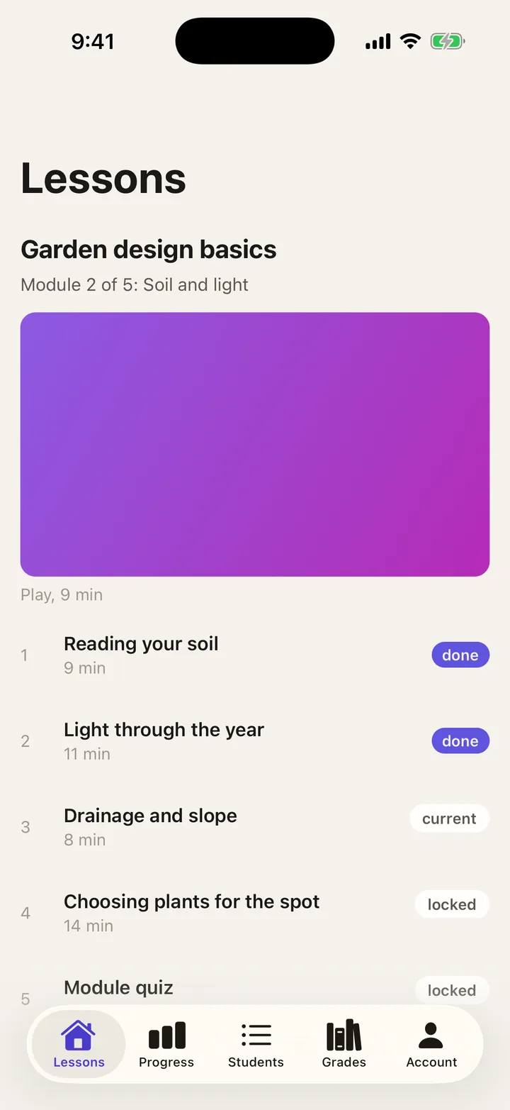 Brightpath Courses: Lessons on iOS