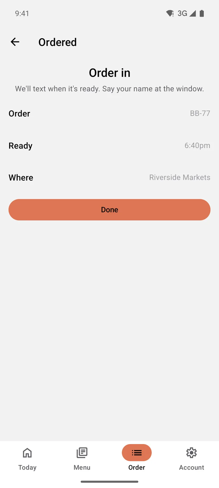 Brisket Brothers: Ordered on Android, light