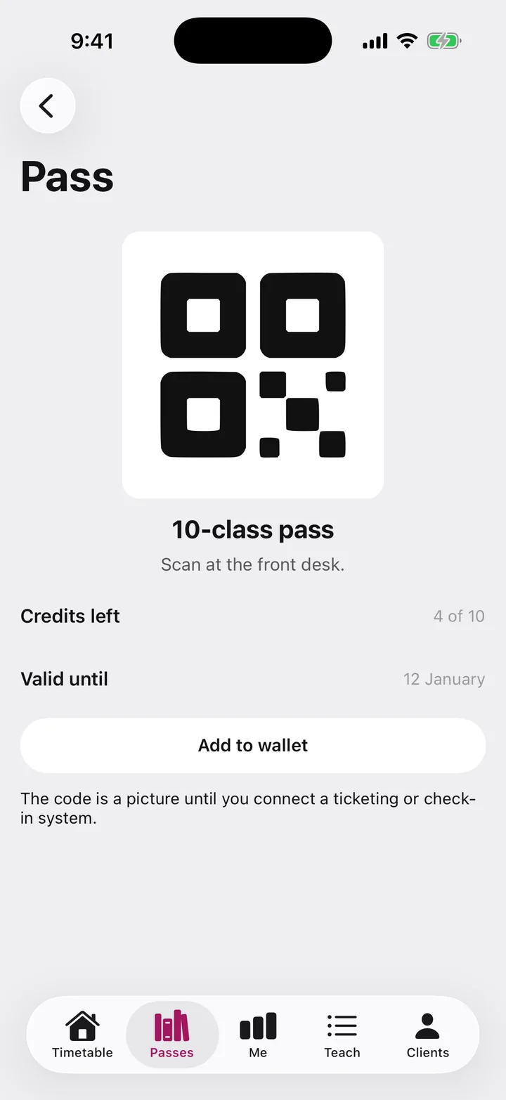 Corefold Pilates: Pass on iOS, light