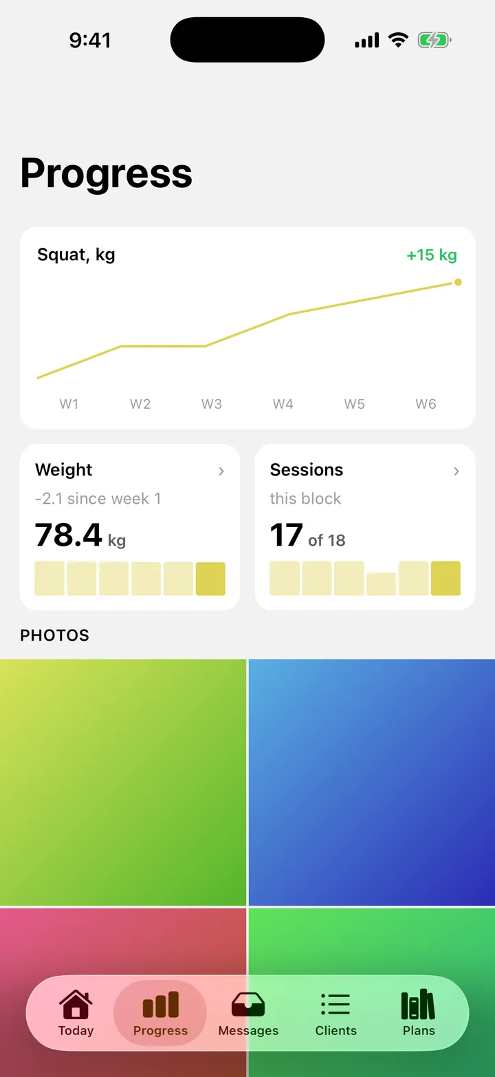 Forge PT: Progress on iOS, light