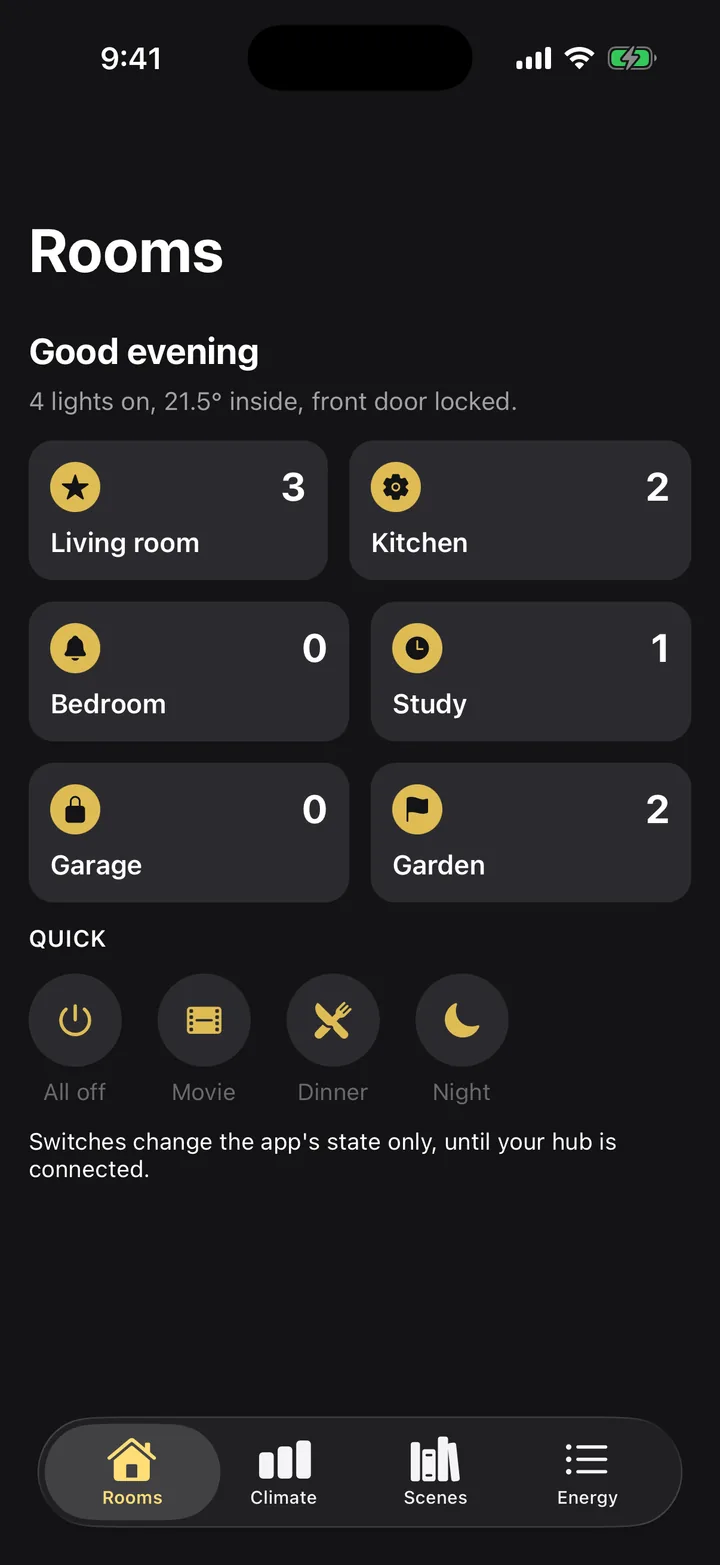 Hearth: Rooms on iOS