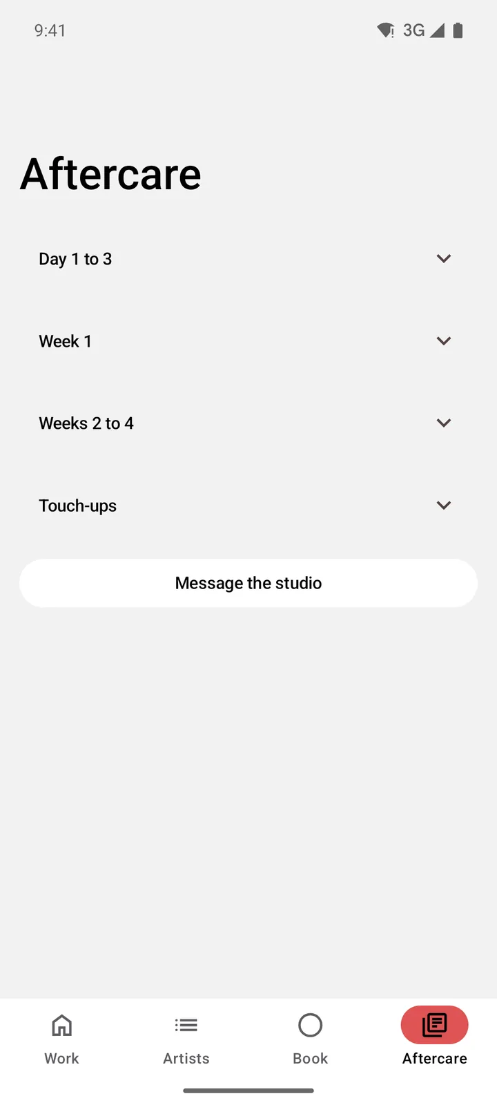 Ironwood Tattoo: Aftercare on Android, light