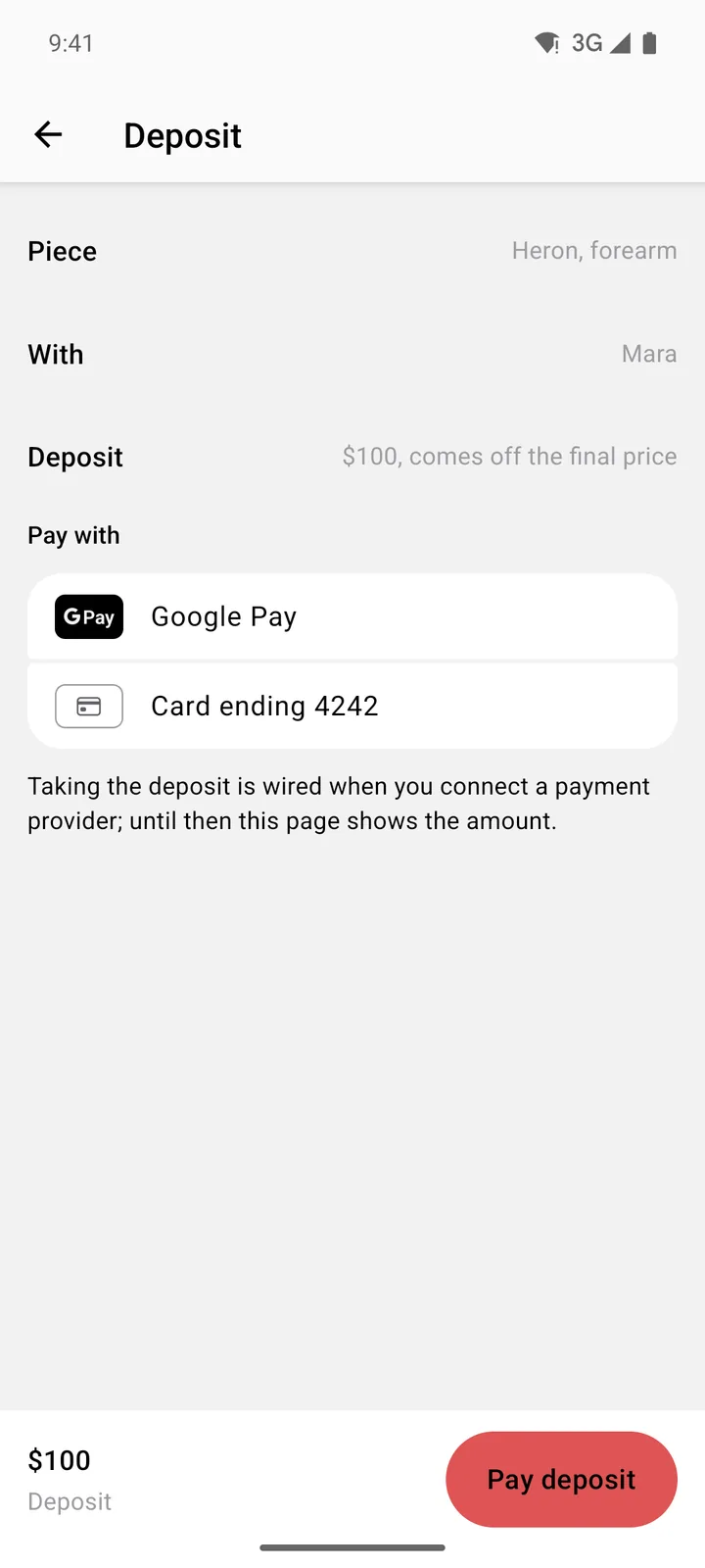 Ironwood Tattoo: Deposit on Android, light