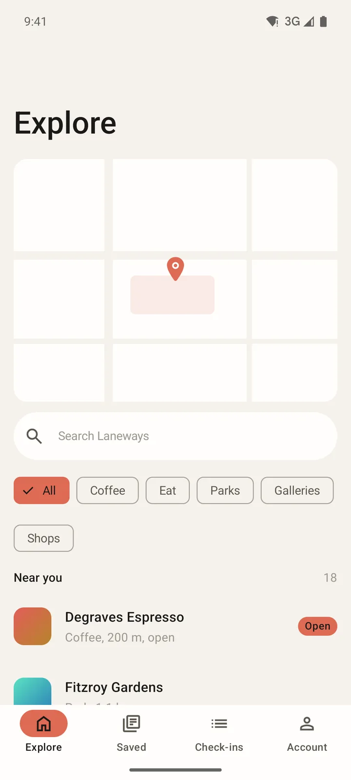 Laneways: Explore on Android