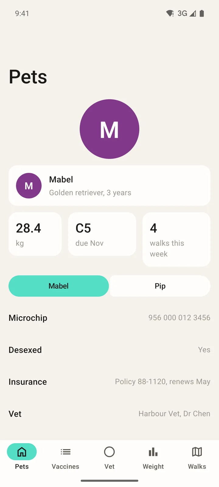 Pawprint Health: Pets on Android