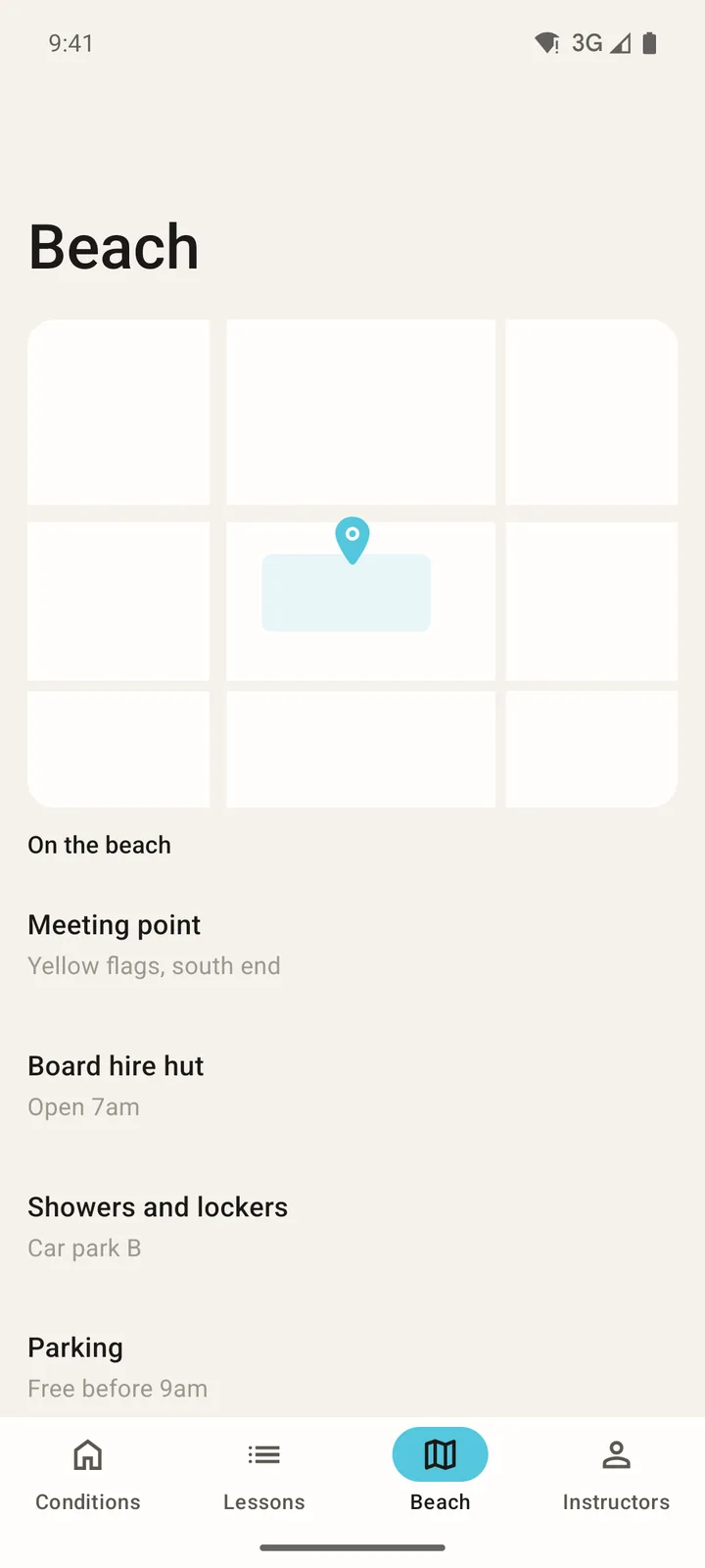 Southswell Surf School: Beach on Android, light