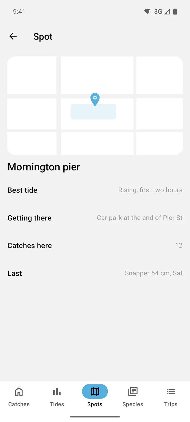 Tidelog: Spot on Android, light