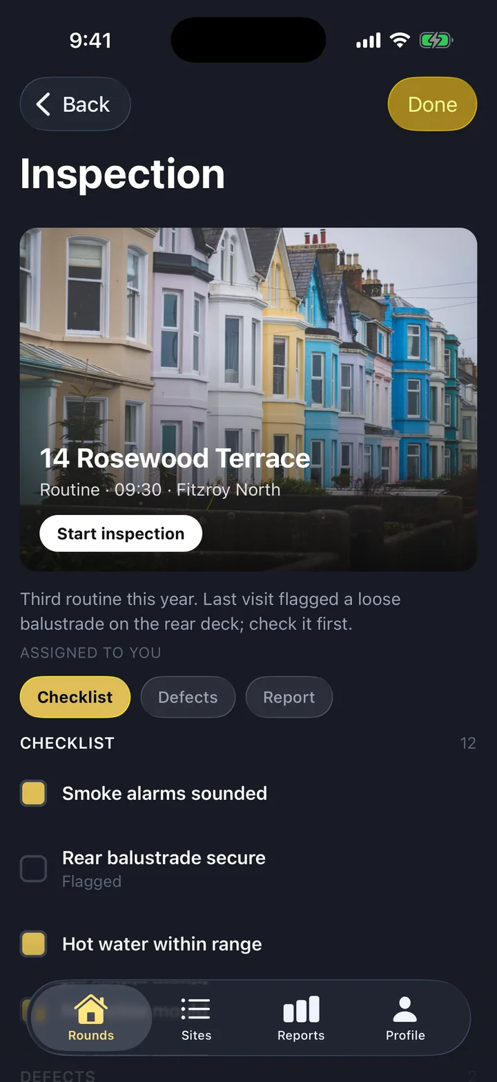 Inspection on iOS