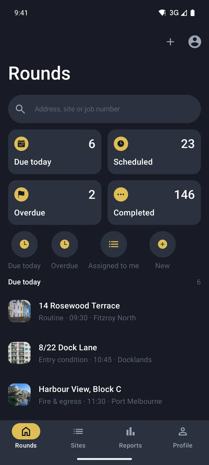 Inspections & checklists: Rounds on Android