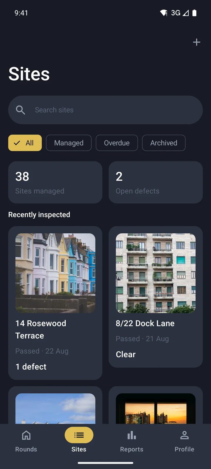 Sites on Android