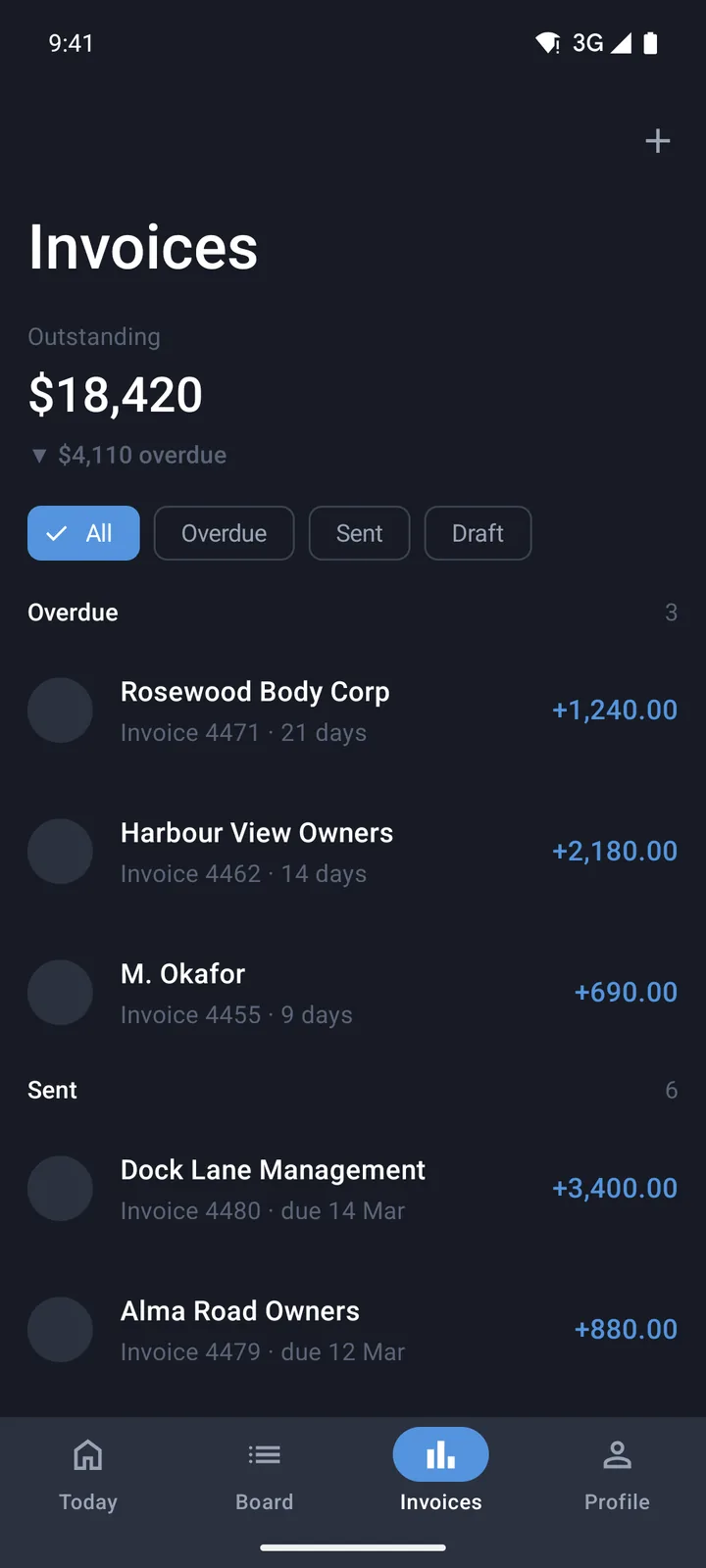 Invoices on Android