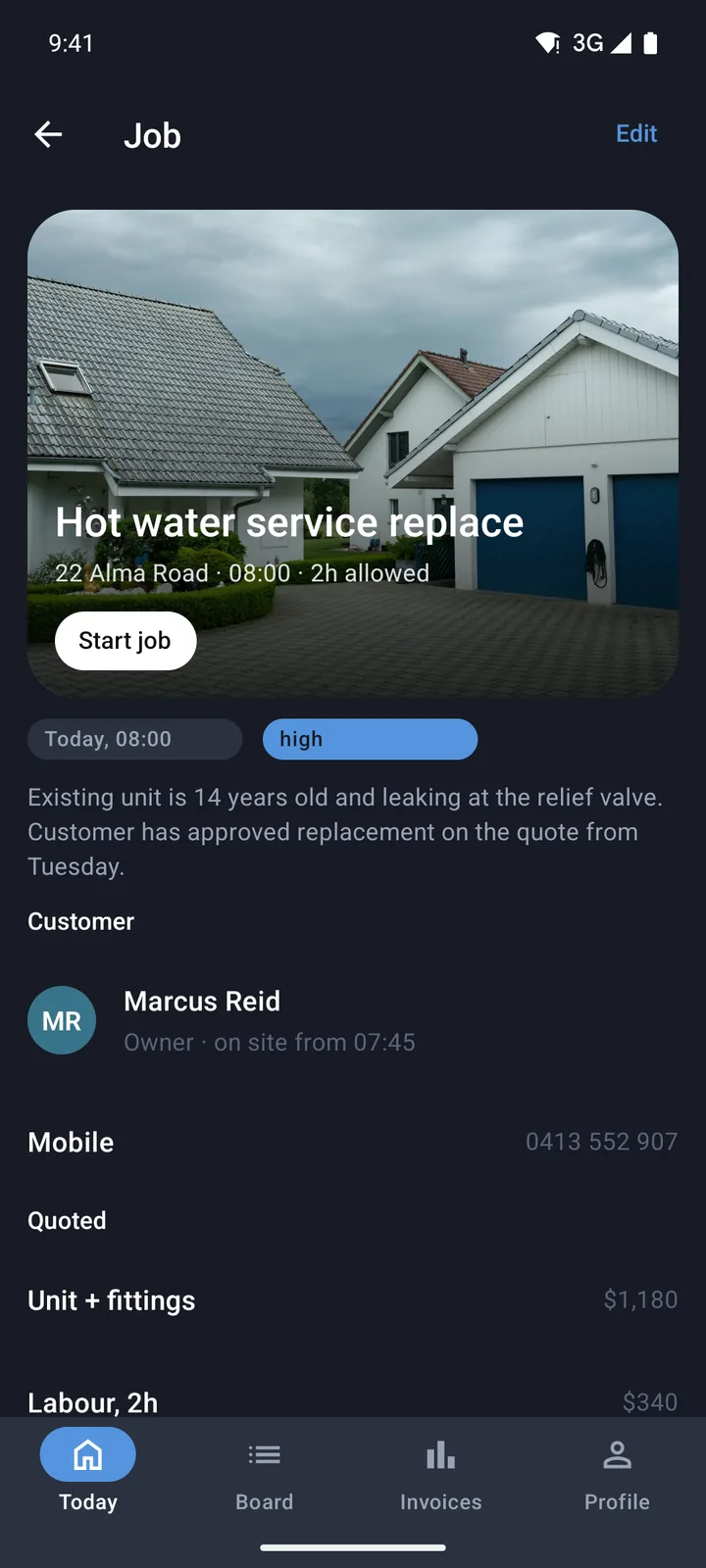 Job on Android