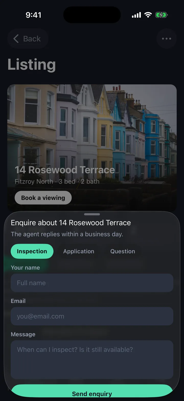 Enquire on iOS