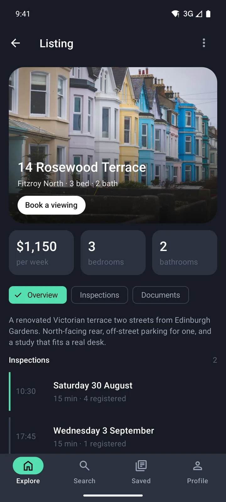 Listing on Android