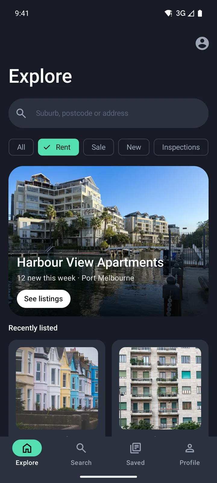 Listings & stays: Explore on Android