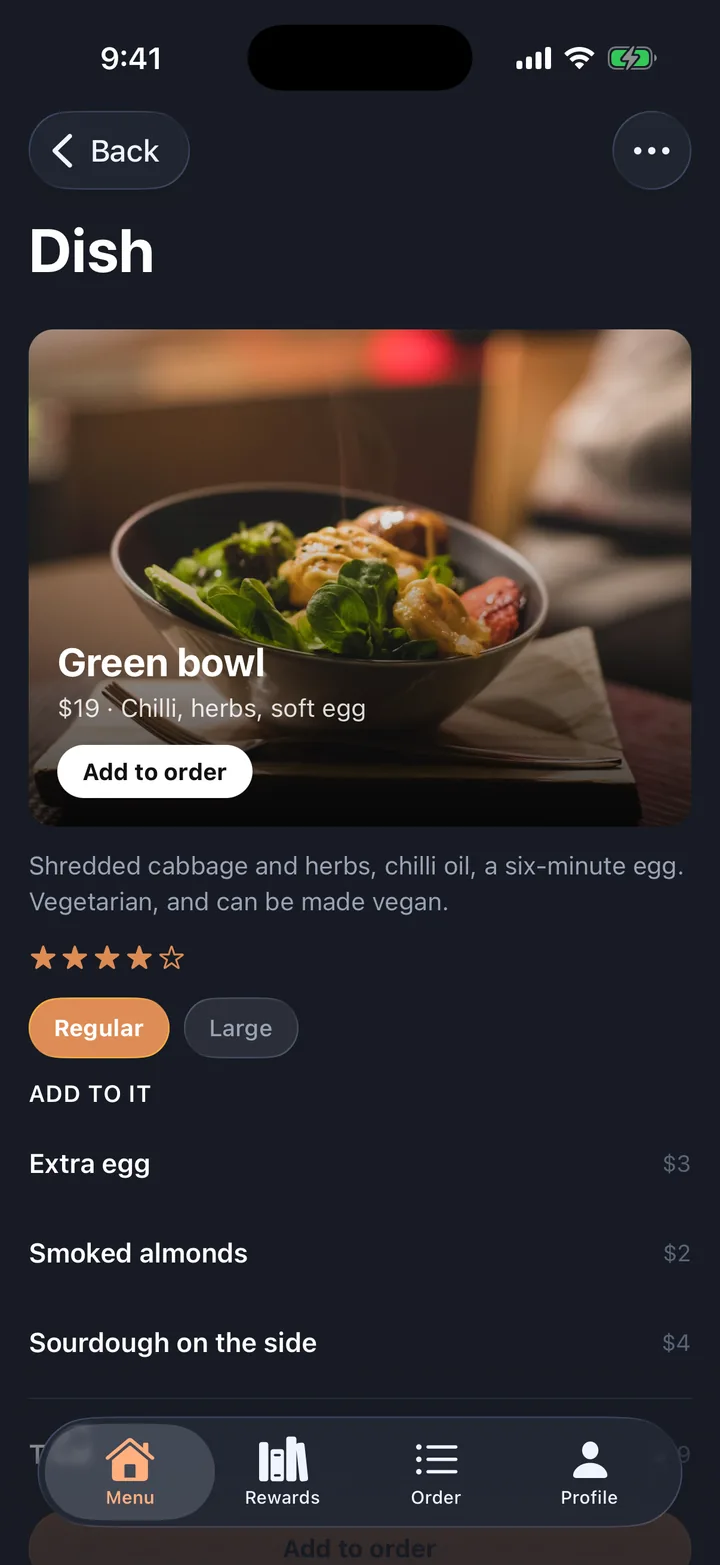 Dish on iOS