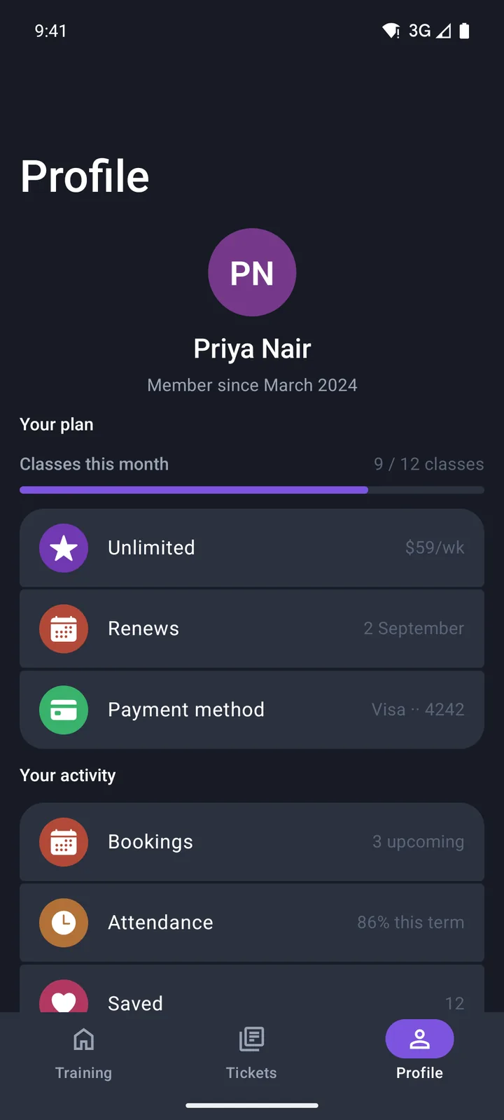 Profile on Android